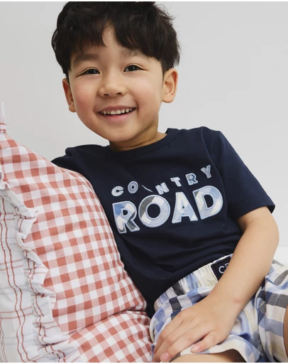 Country Road - Australian Cotton Short Sleeve Logo Pyjama Set