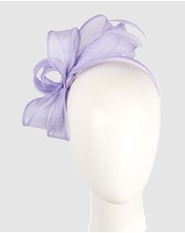 Max Alexander - Organza Lilac Racing Fascinator
