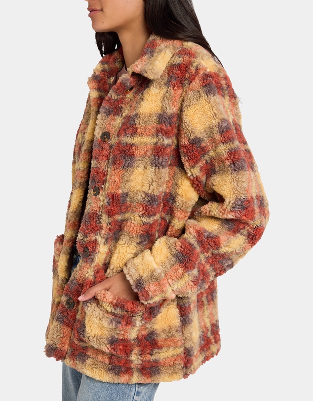 RVCA - Womens Nell Sherpa Fleece Jacket