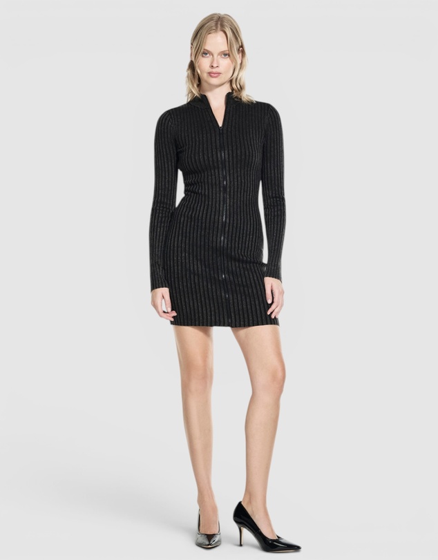 GUESS Originals - GUESS Originals Washed Zipped Mini Dress