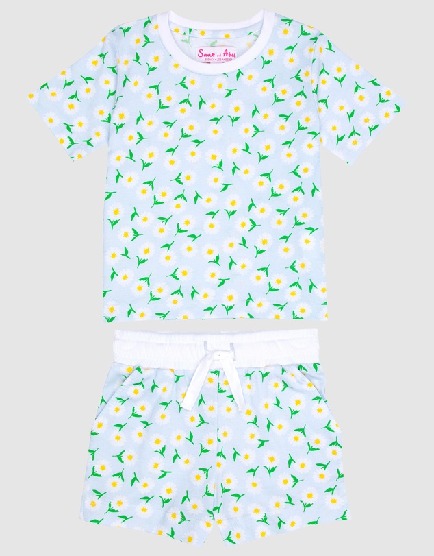 Sant And Abel - Kids Daisy Jersey Short PJ Set