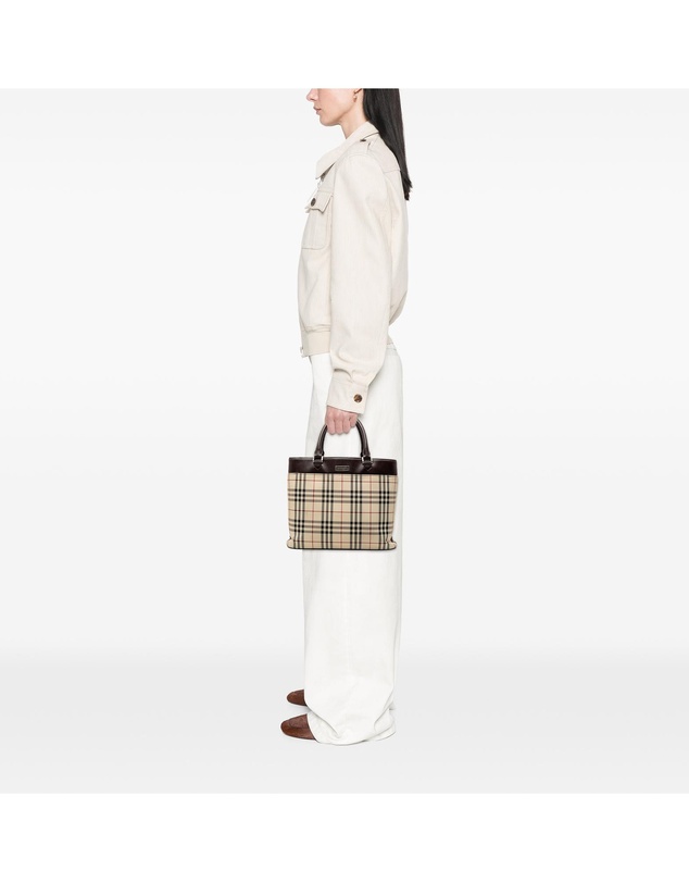 Pre-Loved by Azura Reborn - Pre-Loved House Check Canvas Tote
