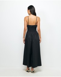AERE - Enna Organic Cotton Midi Dress