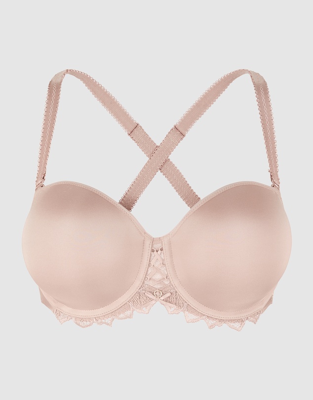 Sans Complexe - Arum Prima Padded Convertible-to-Strapless Bra With Lace