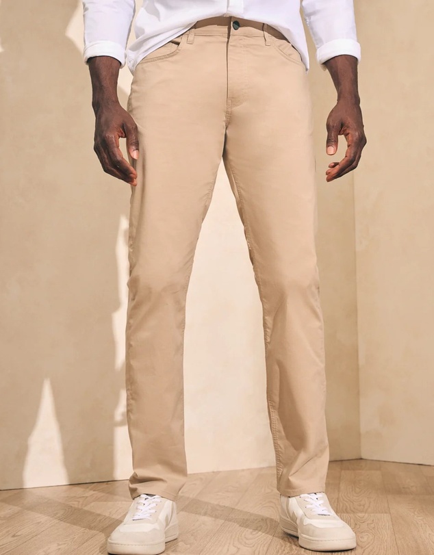 Faherty - Movement 5Pocket Organic Cotton Pant (32