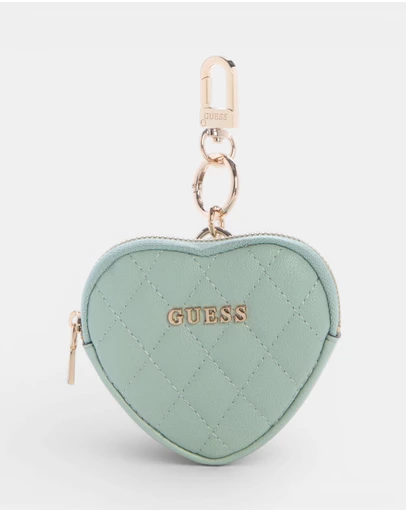 GUESS - Heart Pouch Keychain
