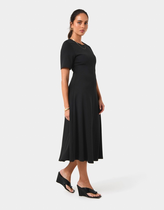 Forcast - Leah A-Line Midi Dress