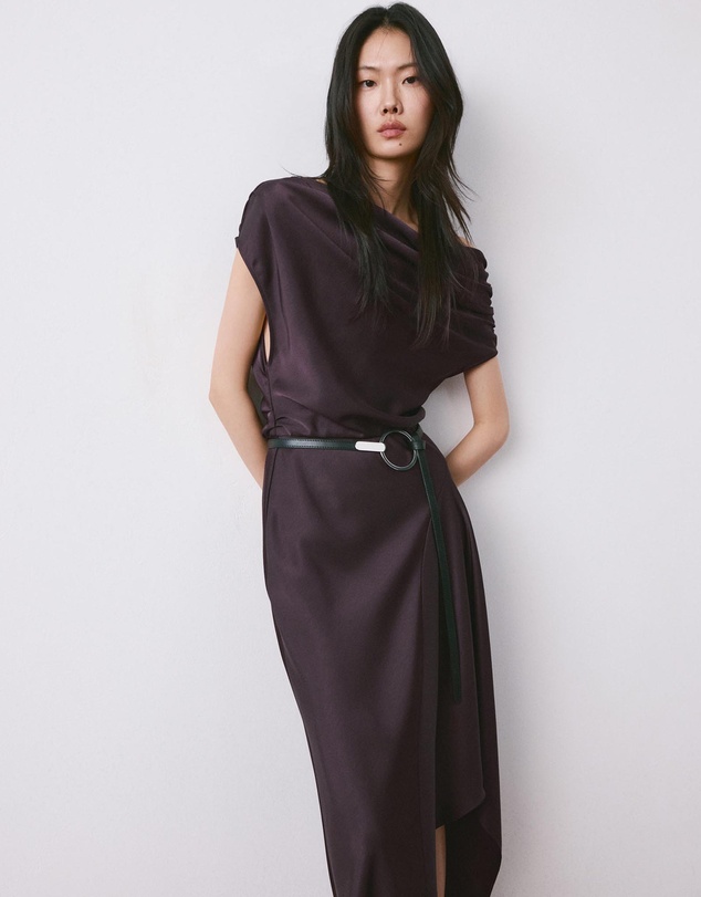 M.N.G - Asymmetrical Flared Dress