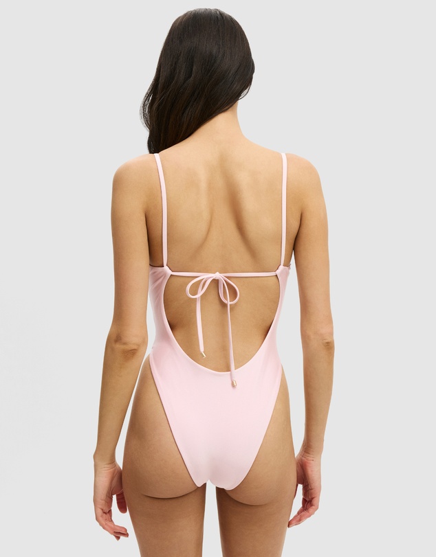Cotton On Body - Tie Back Strapy One Piece Brazilian