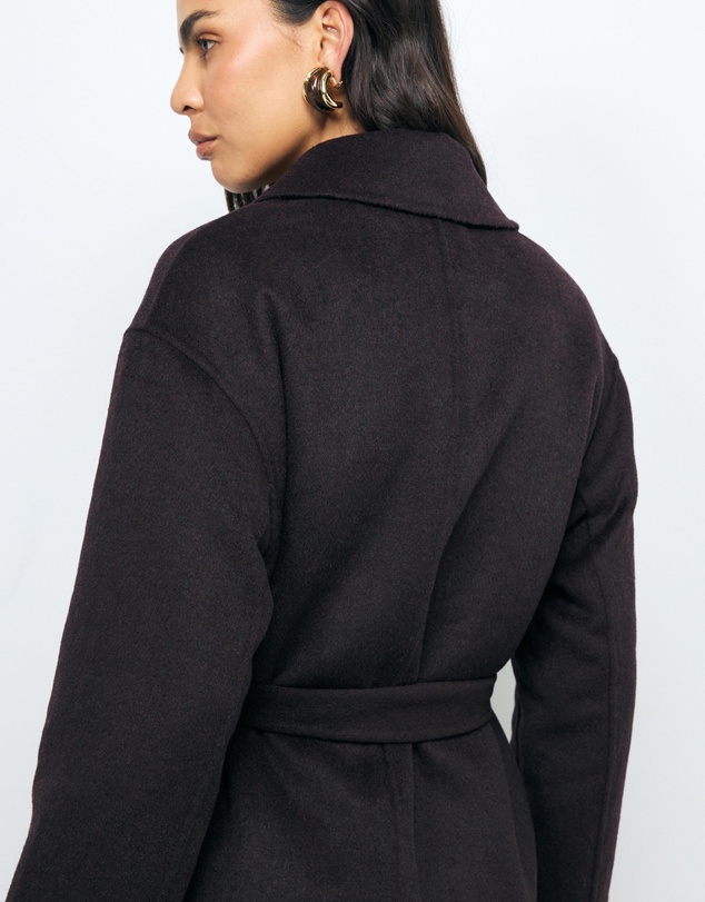 AERE - Chloe Double Faced Wool Blend Coat