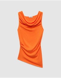 M.N.G - Draped Knit Top