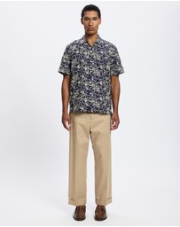 Paul Smith - Floral Embroidery SS Shirt
