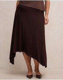 Forever New Curve - Ariel Curve Godet Hanky Hem Skirt