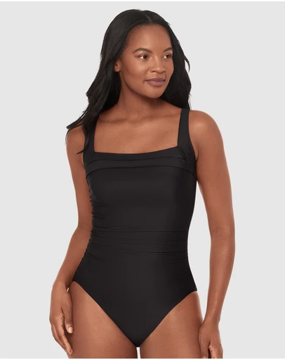 Miraclesuit Swimwear  - Rock Solid Polaris Wired Square Neck One-Piece Shaping Swimsuit