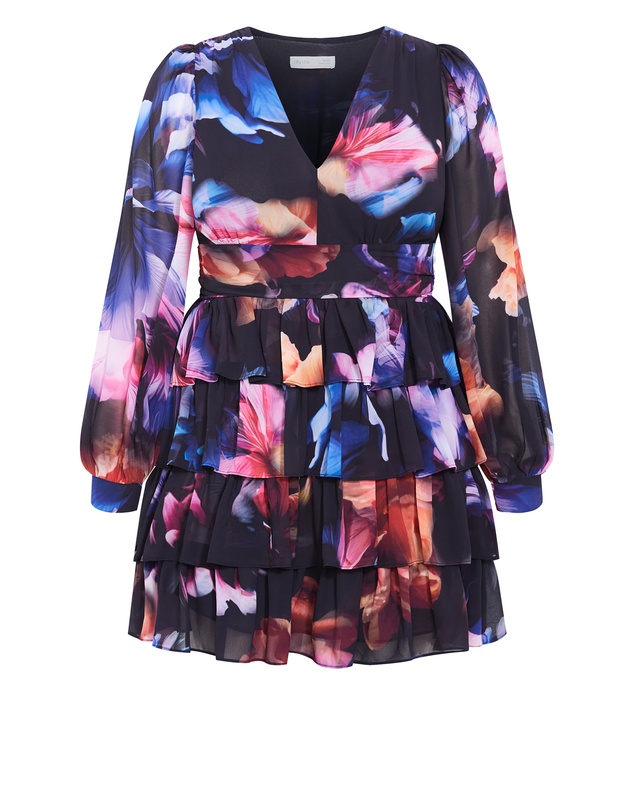 City Chic - Kailey Print Mini Dress