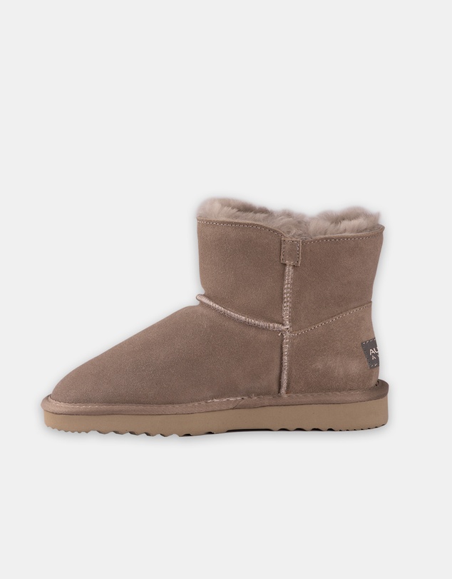 AusWooli Ugg Boots - Cabarita Short Sheepskin Wool Button Boots
