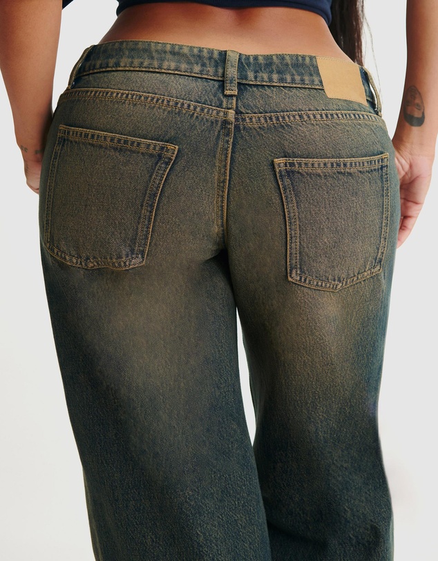 Cotton On - Curvy Low Rise Straight Jeans