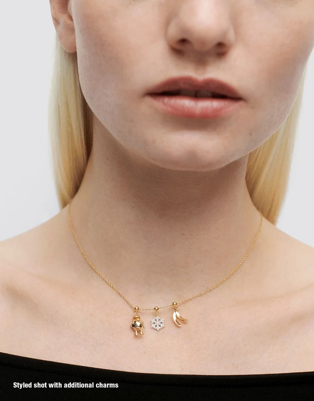 PDPAOLA - Charm Necklace Snowflake Charm