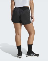 adidas Performance - Pacer Workout Woven High Rise Shorts Womens