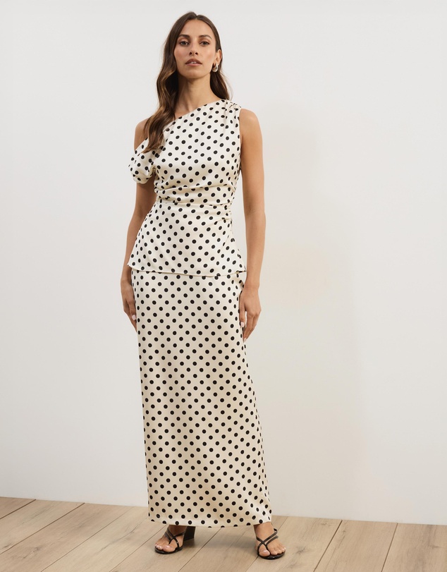 Atmos&Here - Lowen Satin Maxi Skirt