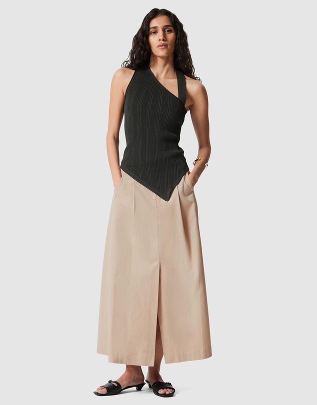 & Other Stories - Asymmetric Rib-Knit Top