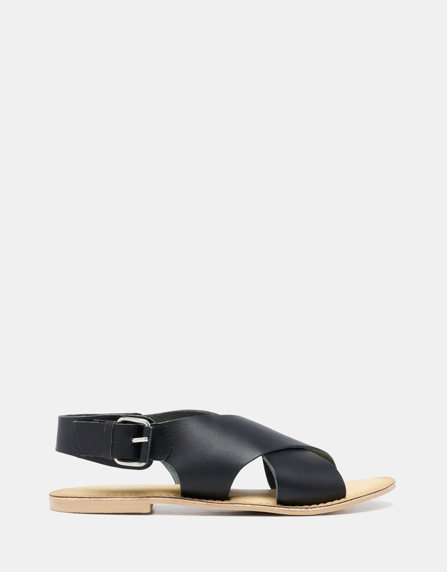 Just Because - Cleo Leather Slingback Flats