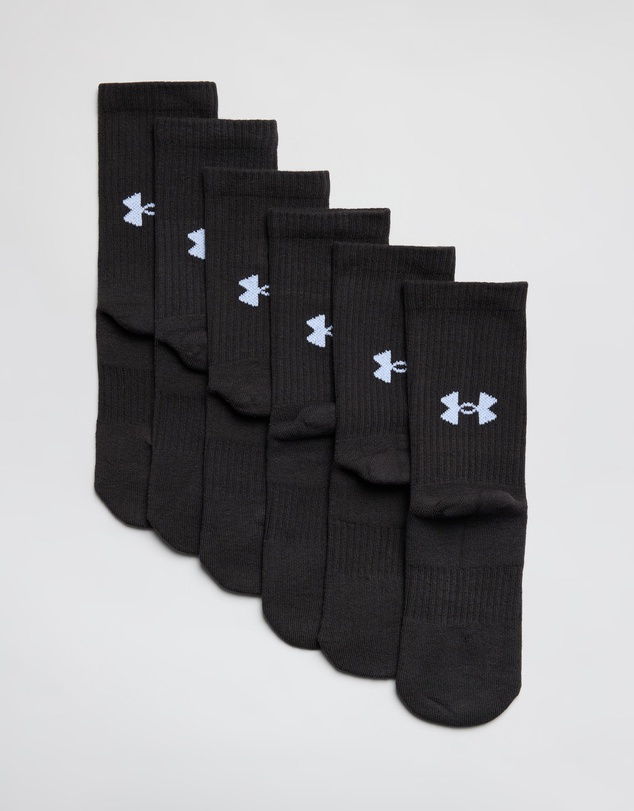 Under Armour - 6-Pack UA Training Crew Socks
