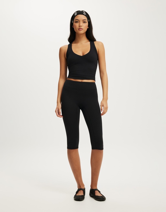 Cotton On Body Active - Ultra Soft Plunge Front Racer Tank