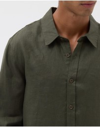 AERE - Euro Resort Linen LS Shirt
