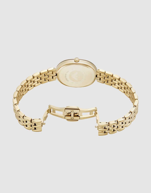 Emporio Armani - Gold Tone Analogue Watch