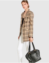 Belle & Bloom - Too Cool For Work Plaid Blazer
