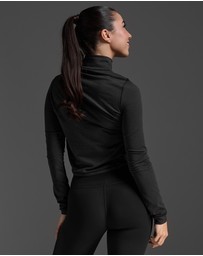 2XU - Flex Crop 1/2 Zip Long Sleeve Top