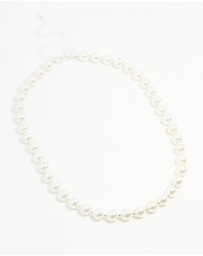Lovisa - Silver Plated Pearl & Ball Necklace