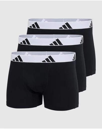 adidas Sportswear - 3 Pack Active Flex Cotton Trunk Underwear