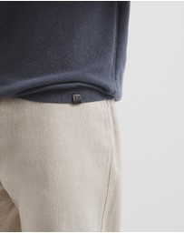 Country Road - Short Sleeve Good Earth Cotton Pique Knit Polo