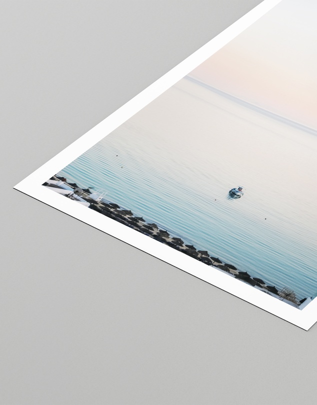 LEGGERA - Drifting in a Mykonos Sunset Print