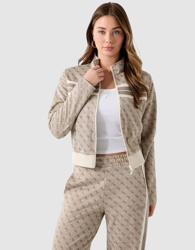 GUESS - Logo Jacquard Active Sweatshirt