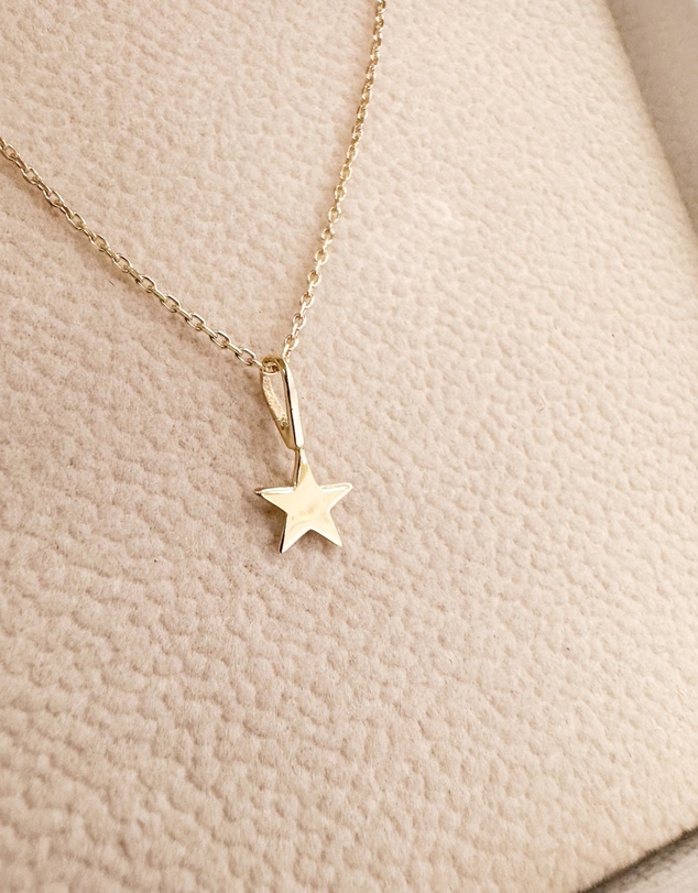 Luna Rae - Solid Gold - Litte Star Necklace