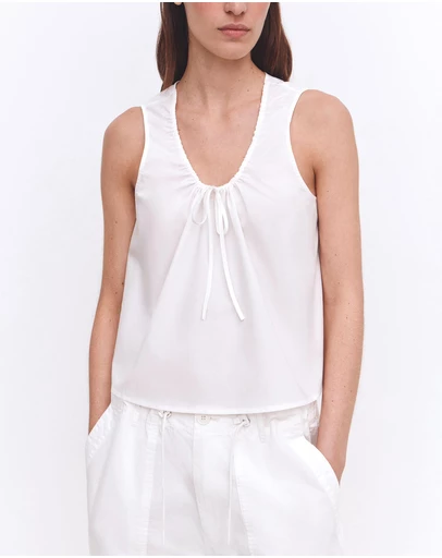 Assembly Label - Holly Cotton Tie Top