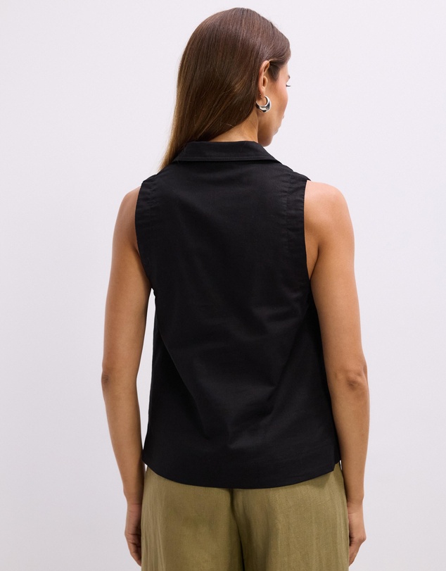 The Fated - Lara Collared Vest Top