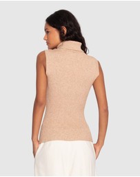 Belle & Bloom - Equation Sleeveless Turtleneck Knit