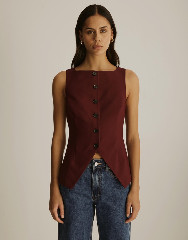 Atmos&Here - Lottee Scoop Neck Vest