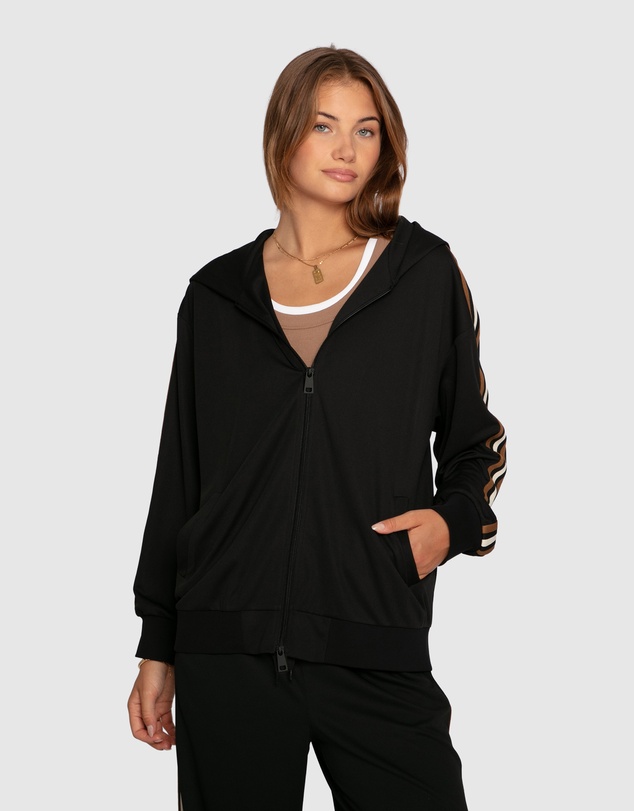 Belle & Bloom - Ready To Go Striped Sleeve Jacket