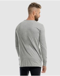 DVNT - Drop Mono Embroidery Long Sleeve Tee
