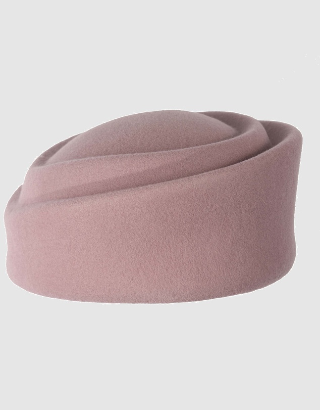 Max Alexander - Felt Dusty Pink Pillbox Hat