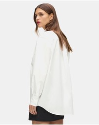 Karl Lagerfeld - Poplin Tie Shirt