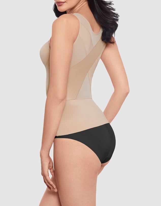 Miraclesuit Shapewear - Back Wrap Padded Cup Smoothing Posture Support Camisole