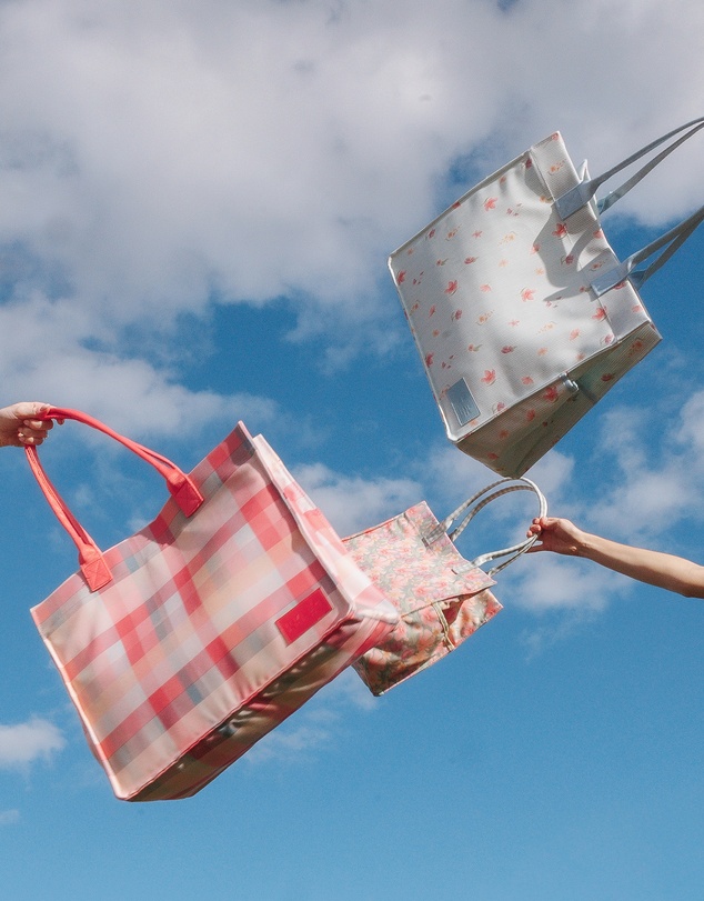 The Somewhere Co - Pink Plaid Ultimate Tote Bag