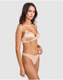 Bras N Things - Sexy Basics High Leg G String - Nude 2