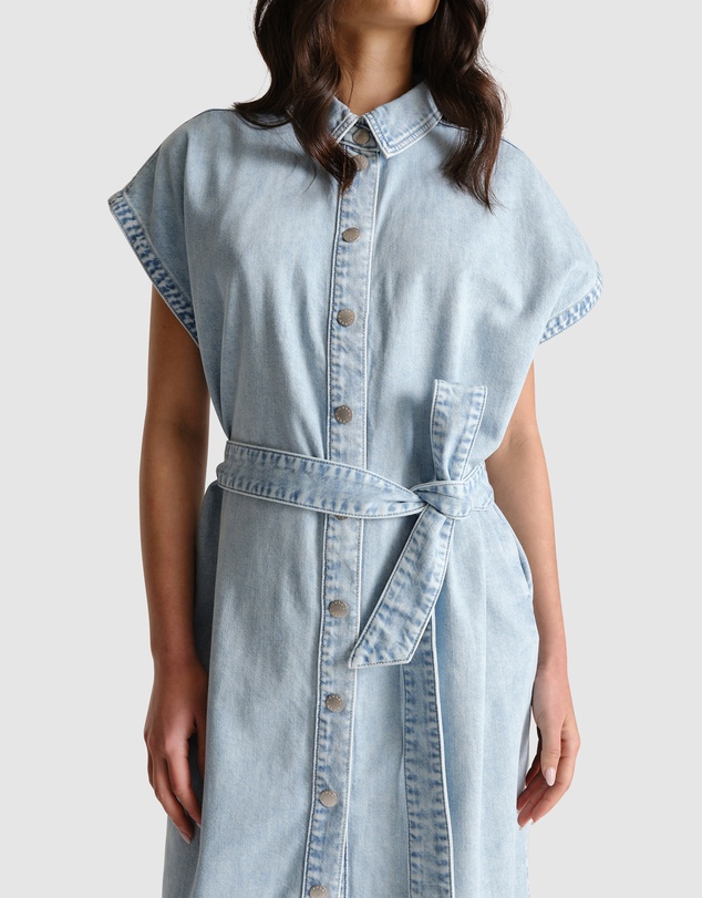 Decjuba - D-Luxe Denim Maxi Dress